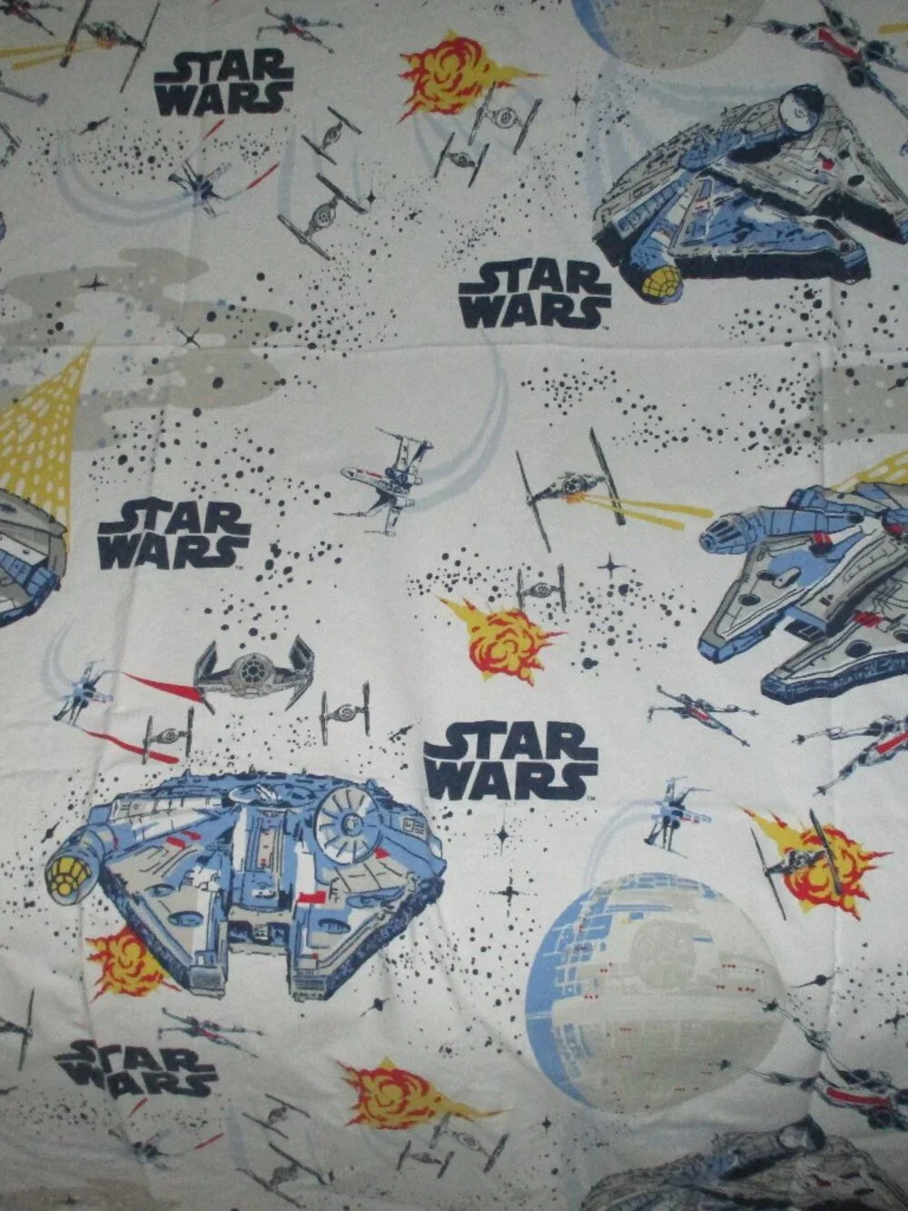 Pottery Barn Kids Twin Star Wars Flat Sheet